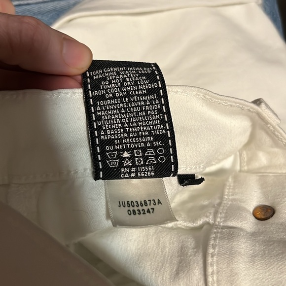 7 for All Mankind | White Denim Shorts | Size 27 - Picture 12 of 12